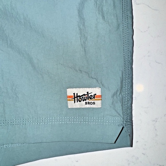 Howler Bros Shorts Men's Small Blue Arctic Salado 7" *FLAW*  Nylon Outdoor NWT - Picture 3 of 9